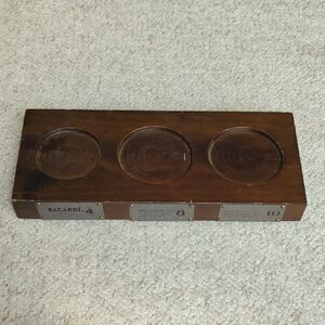 Bacardi Wooden Tasting Flight